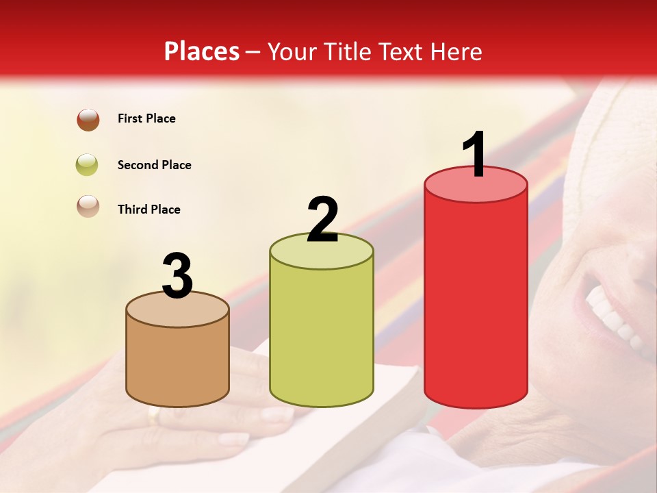 Peaceful Tranquil Female PowerPoint Template