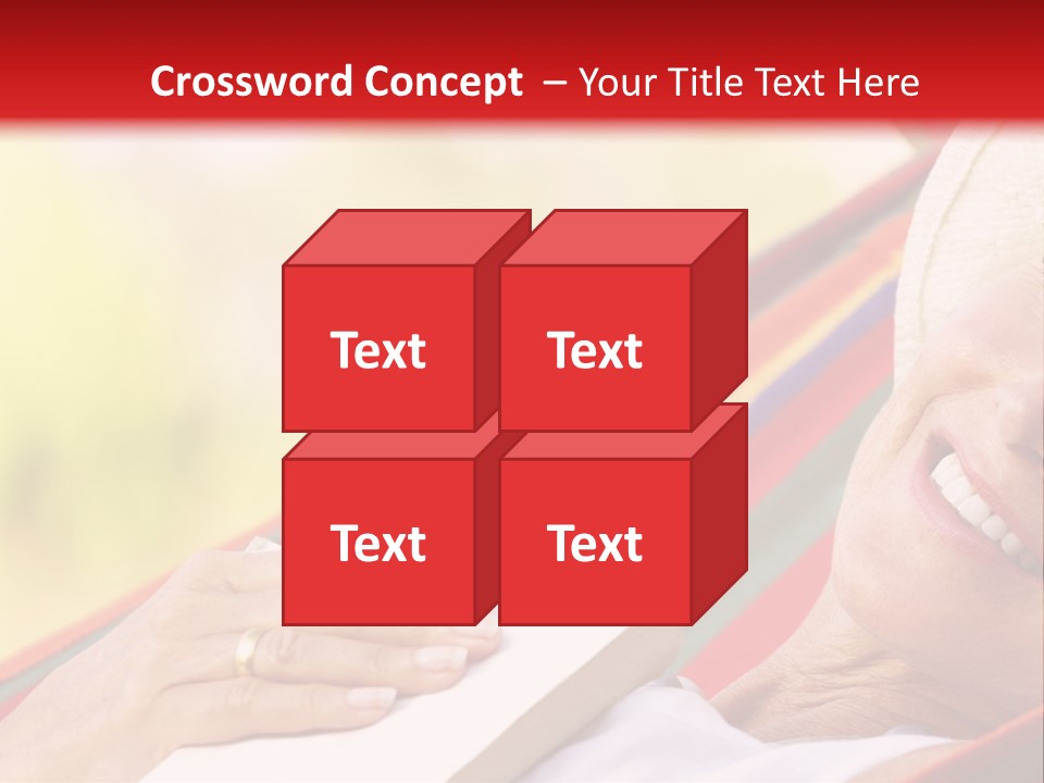 Peaceful Tranquil Female PowerPoint Template