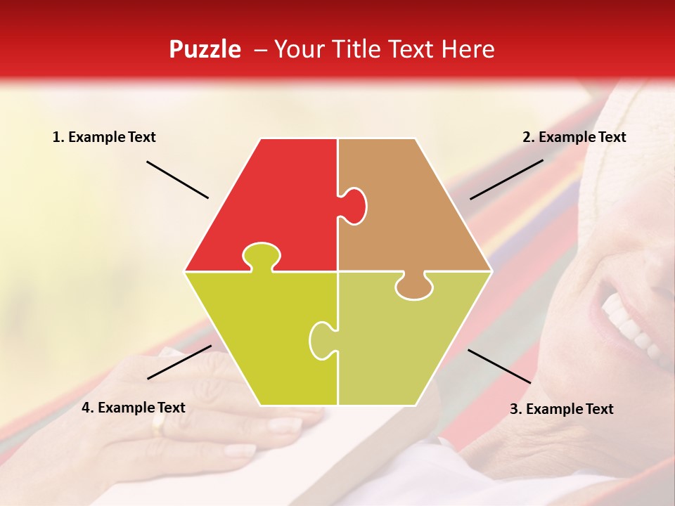 Peaceful Tranquil Female PowerPoint Template