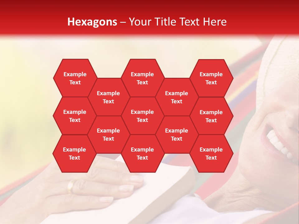 Peaceful Tranquil Female PowerPoint Template