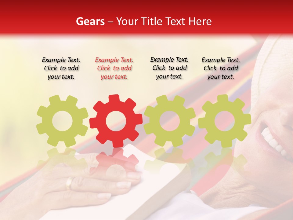 Peaceful Tranquil Female PowerPoint Template