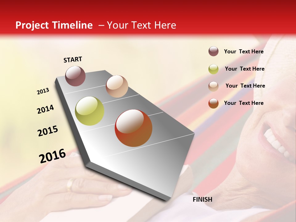 Peaceful Tranquil Female PowerPoint Template
