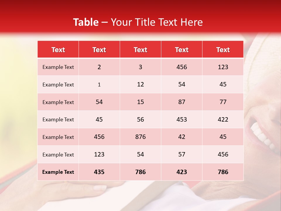 Peaceful Tranquil Female PowerPoint Template