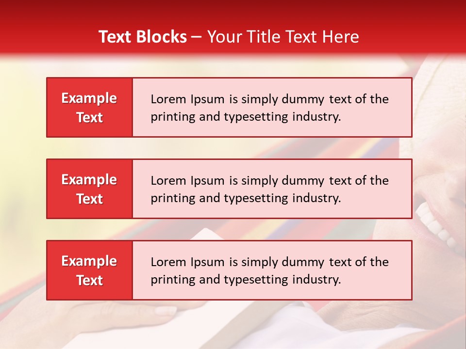 Peaceful Tranquil Female PowerPoint Template