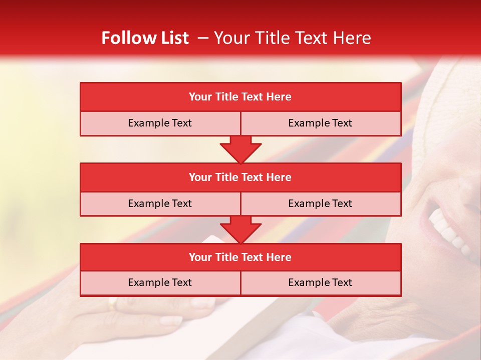 Peaceful Tranquil Female PowerPoint Template