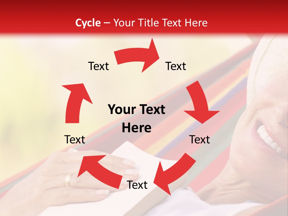 Peaceful Tranquil Female PowerPoint Template