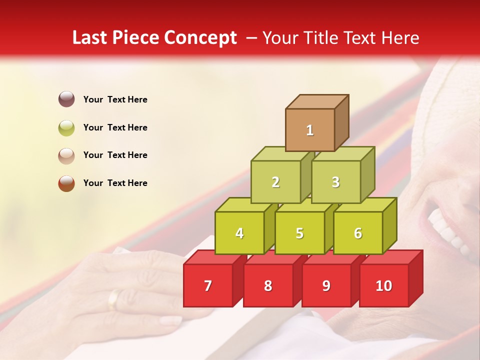 Peaceful Tranquil Female PowerPoint Template