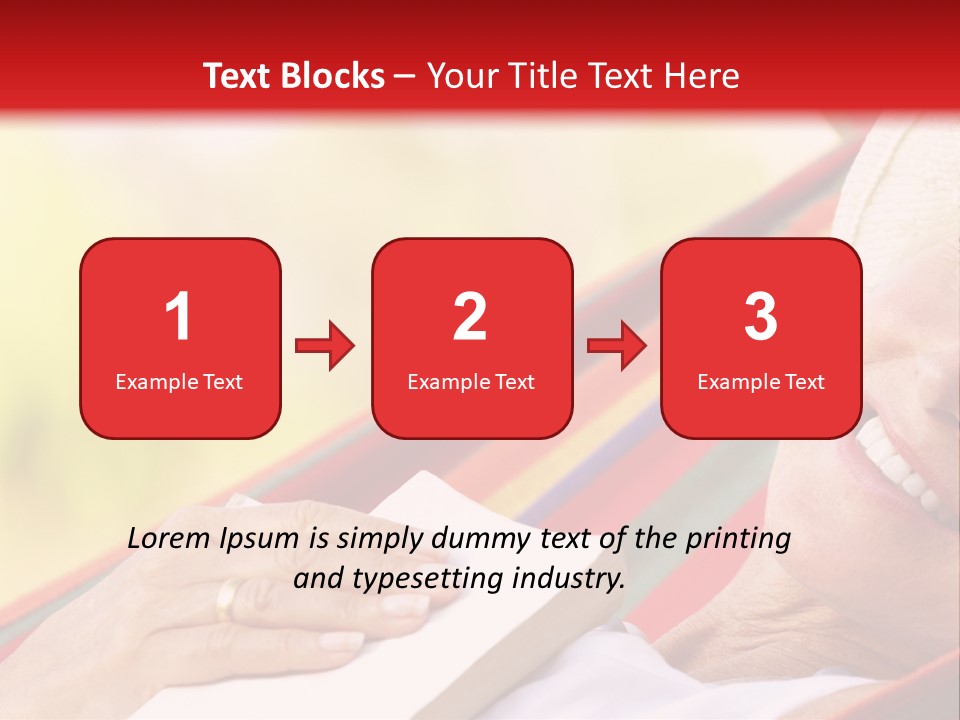Peaceful Tranquil Female PowerPoint Template
