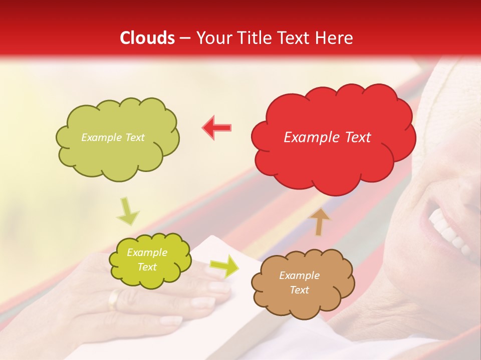 Peaceful Tranquil Female PowerPoint Template