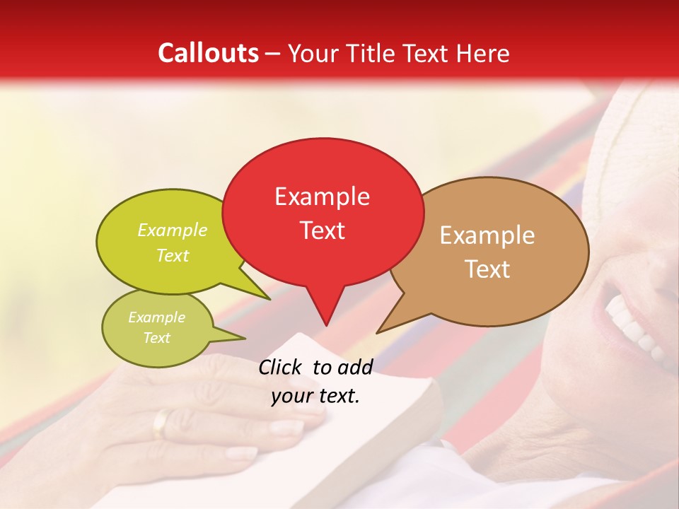 Peaceful Tranquil Female PowerPoint Template