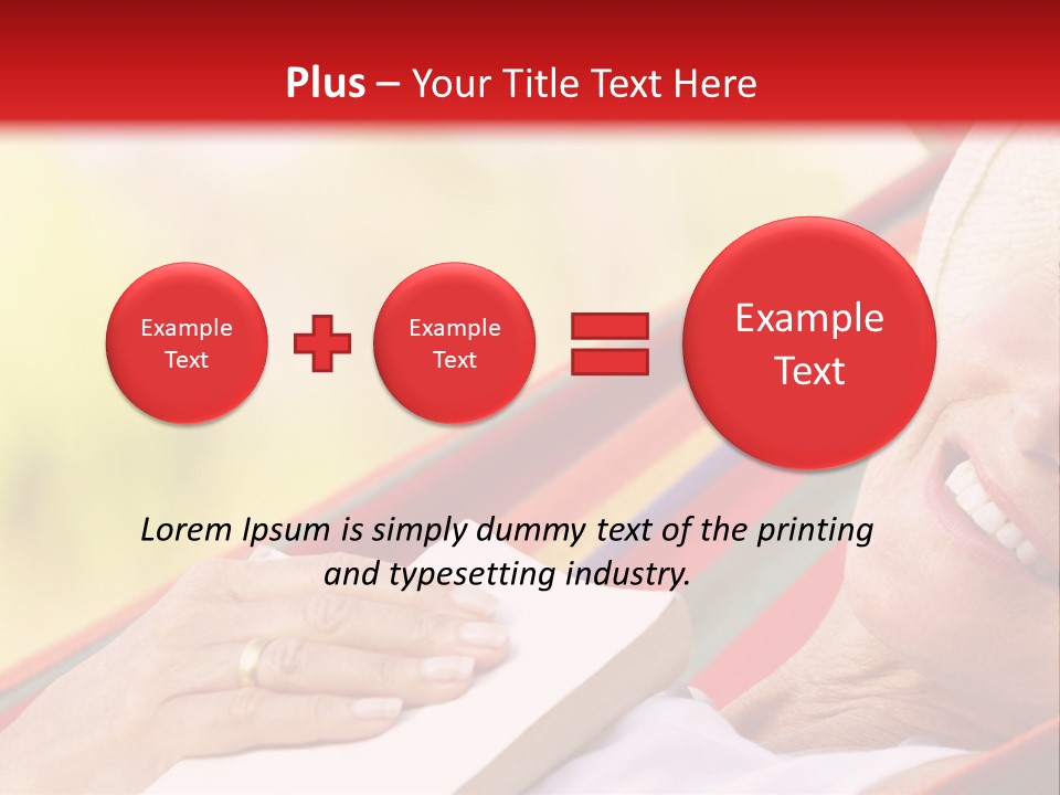 Peaceful Tranquil Female PowerPoint Template