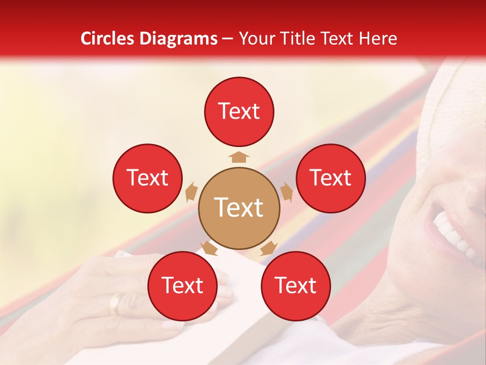 Peaceful Tranquil Female PowerPoint Template