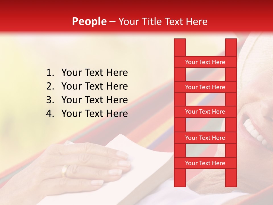 Peaceful Tranquil Female PowerPoint Template