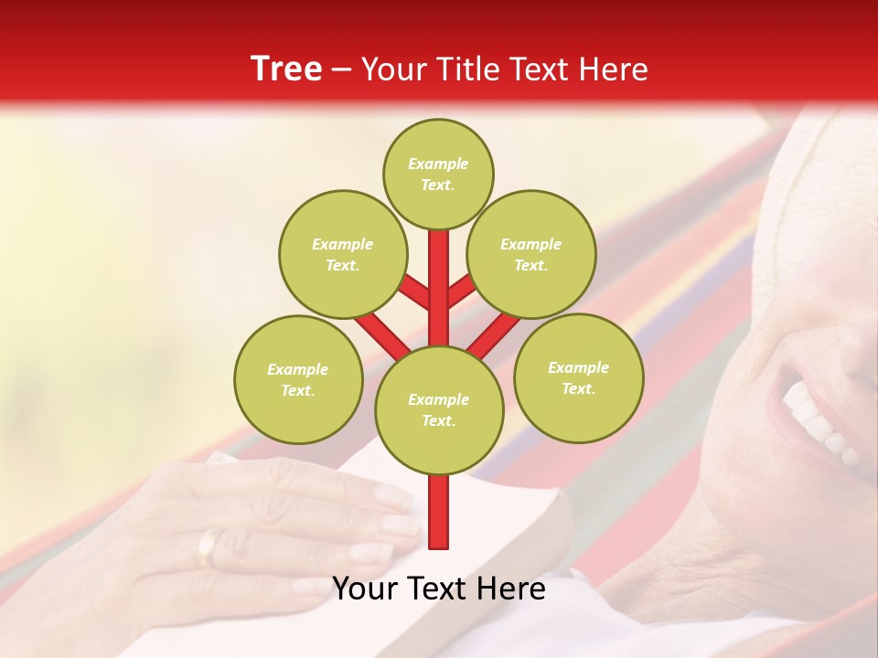 Peaceful Tranquil Female PowerPoint Template