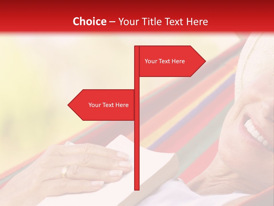 Peaceful Tranquil Female PowerPoint Template