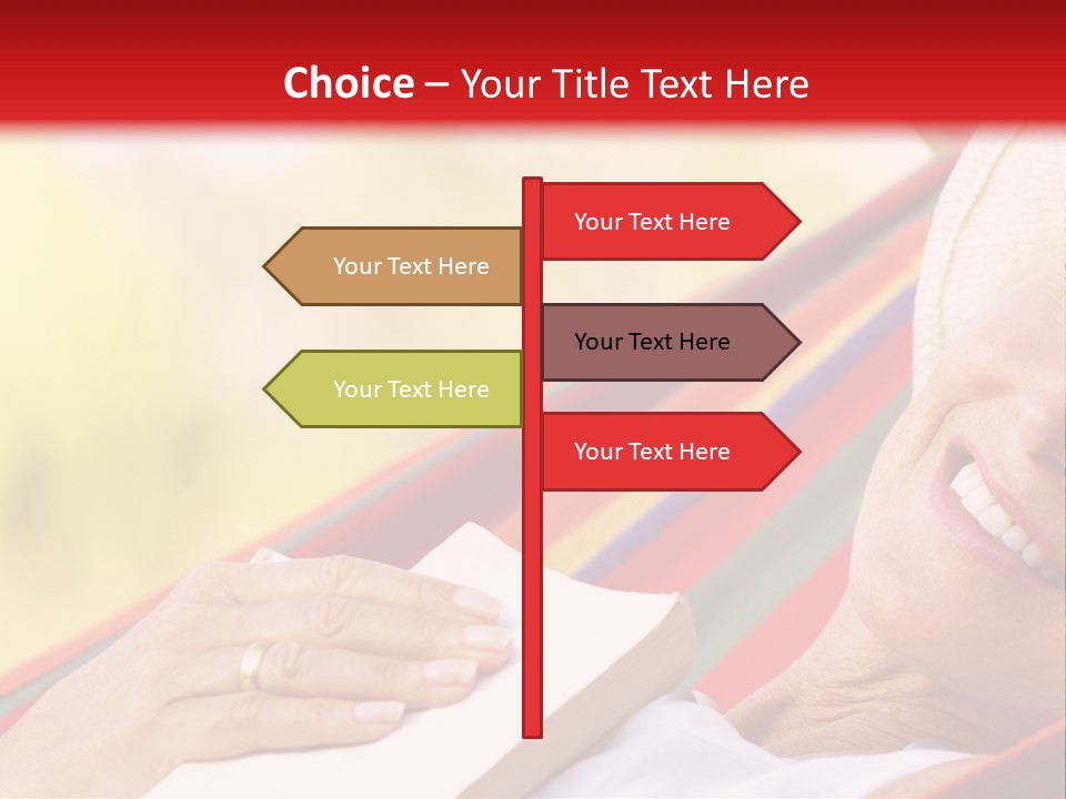 Peaceful Tranquil Female PowerPoint Template