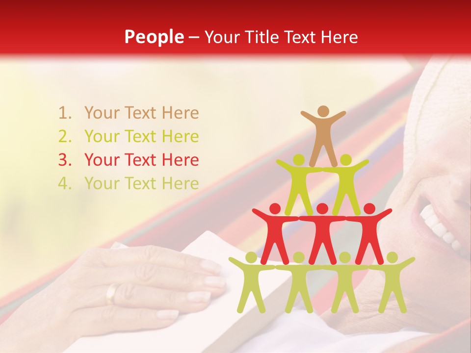 Peaceful Tranquil Female PowerPoint Template