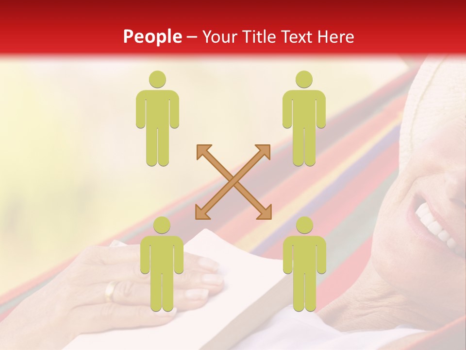 Peaceful Tranquil Female PowerPoint Template