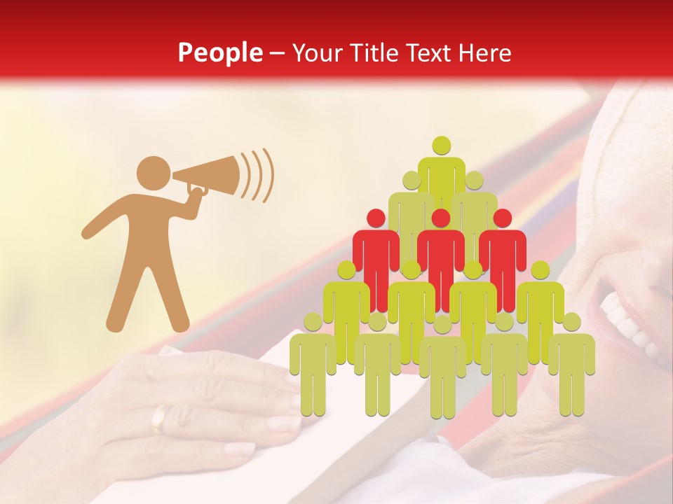 Peaceful Tranquil Female PowerPoint Template