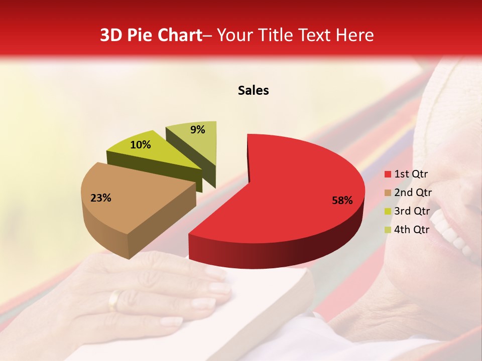 Peaceful Tranquil Female PowerPoint Template