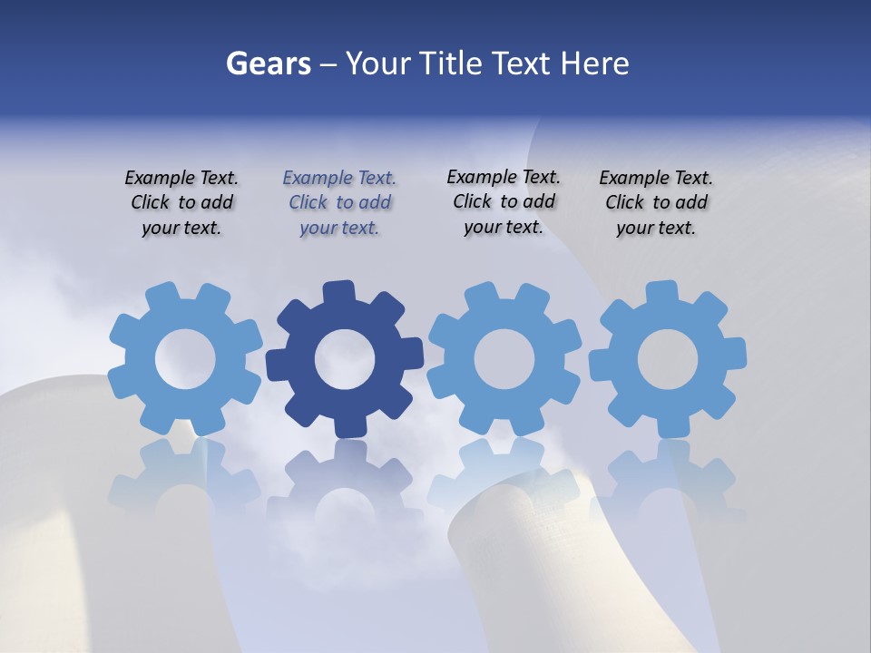 Gas Red Cooling PowerPoint Template