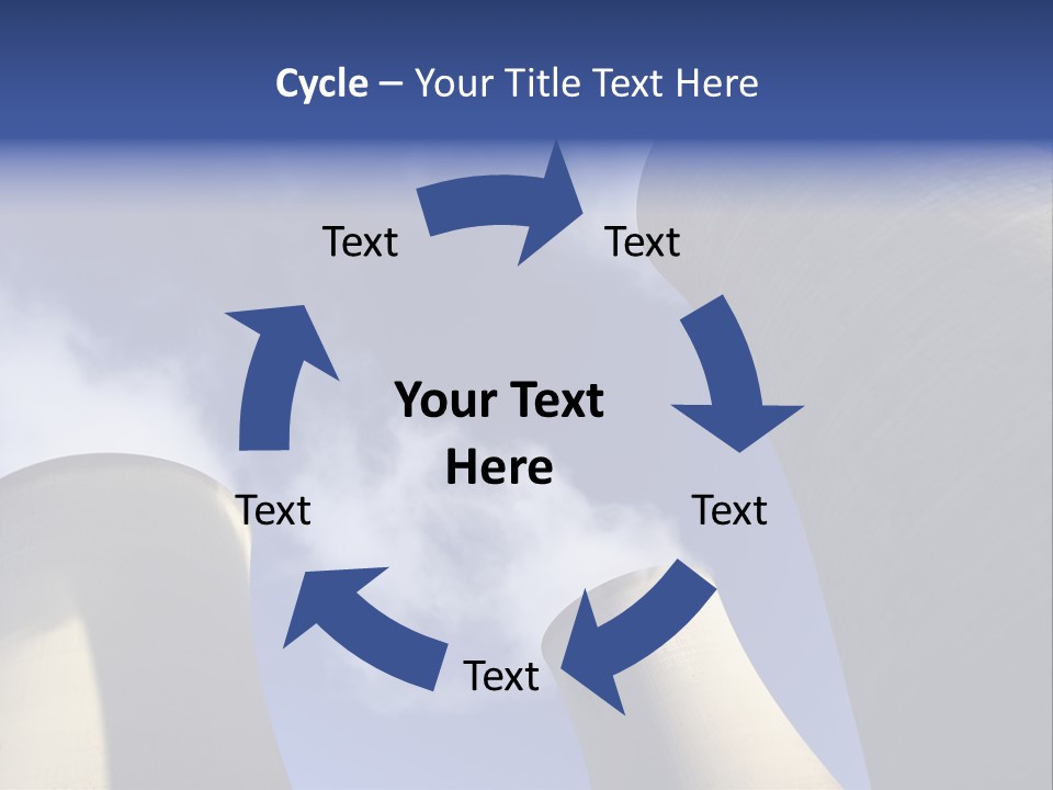 Gas Red Cooling PowerPoint Template