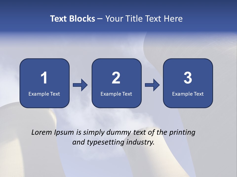 Gas Red Cooling PowerPoint Template