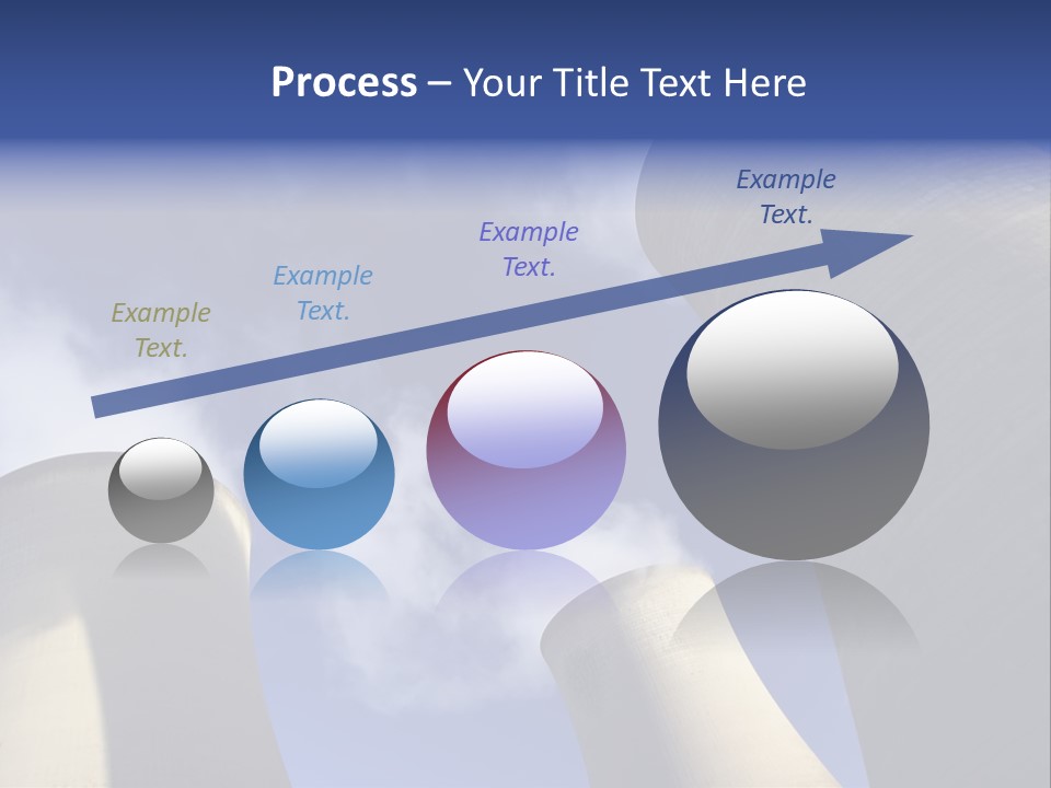 Gas Red Cooling PowerPoint Template