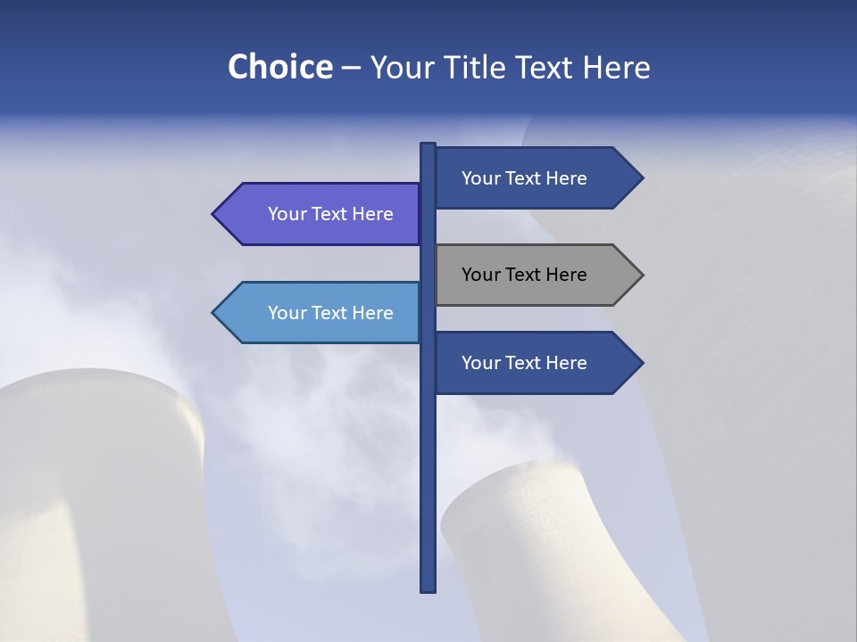 Gas Red Cooling PowerPoint Template