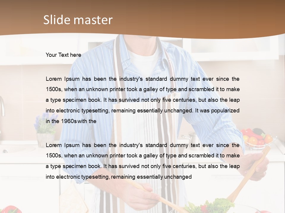 Love Dieting Family PowerPoint Template