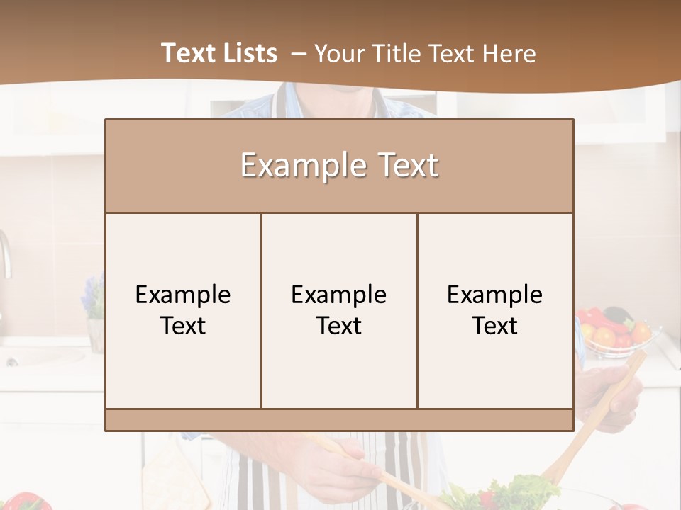 Love Dieting Family PowerPoint Template