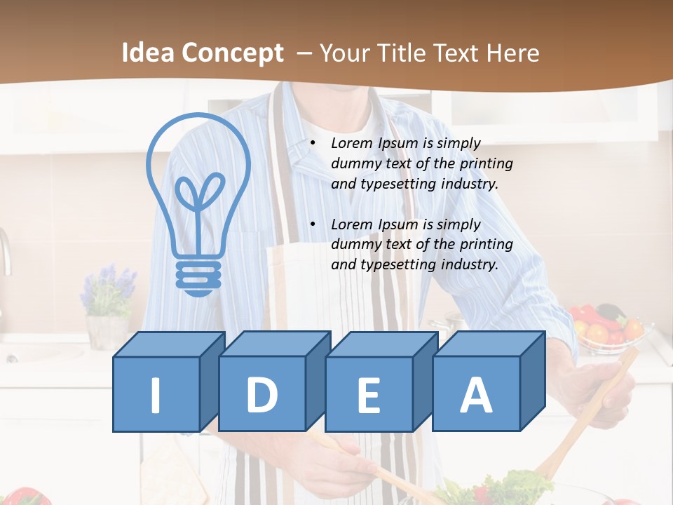 Love Dieting Family PowerPoint Template