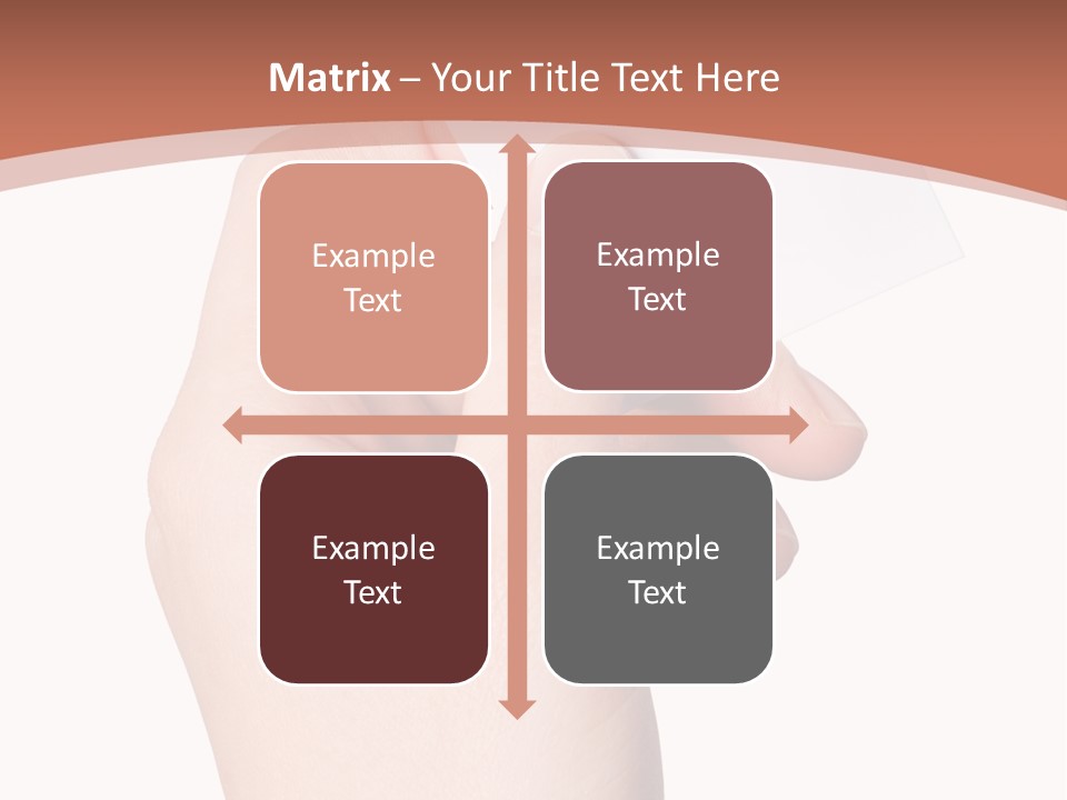 Female Message Isolation PowerPoint Template
