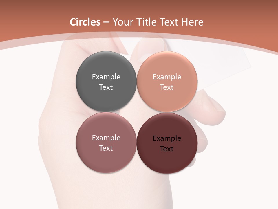 Female Message Isolation PowerPoint Template