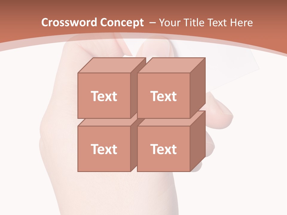 Female Message Isolation PowerPoint Template