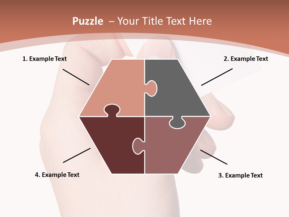 Female Message Isolation PowerPoint Template