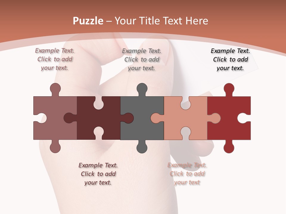 Female Message Isolation PowerPoint Template