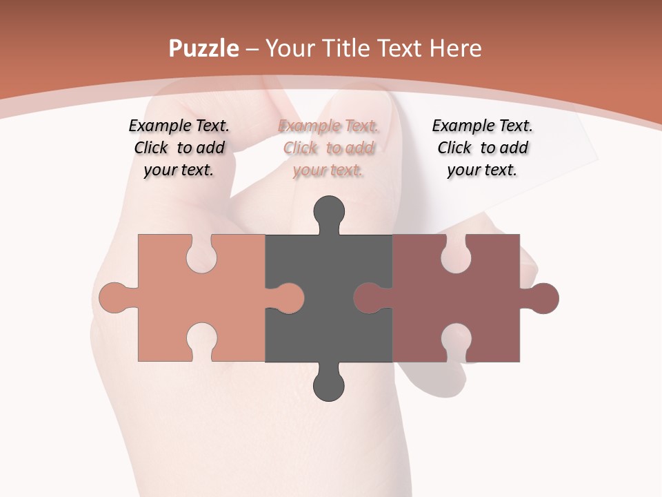 Female Message Isolation PowerPoint Template