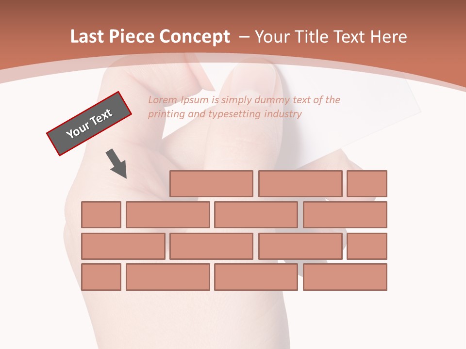 Female Message Isolation PowerPoint Template