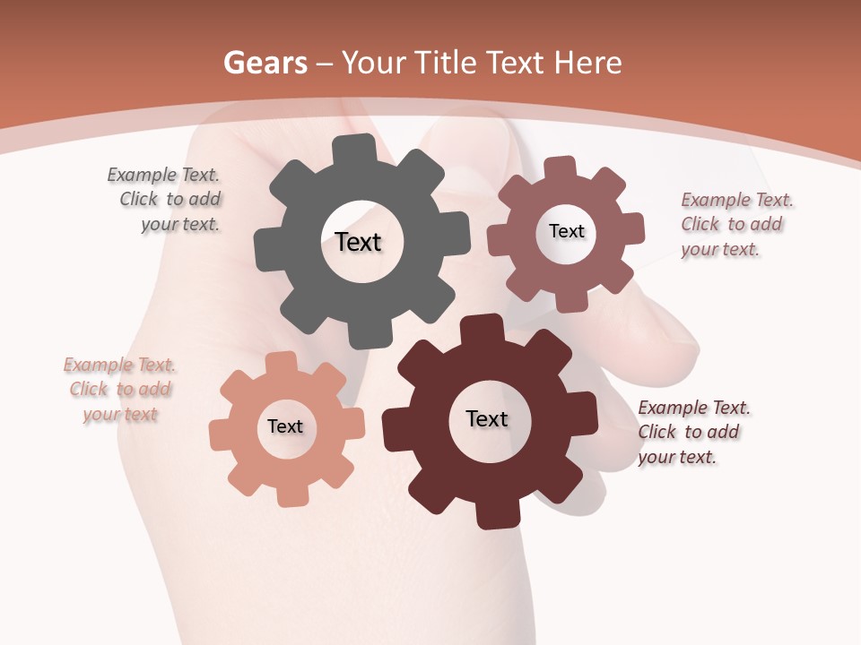 Female Message Isolation PowerPoint Template