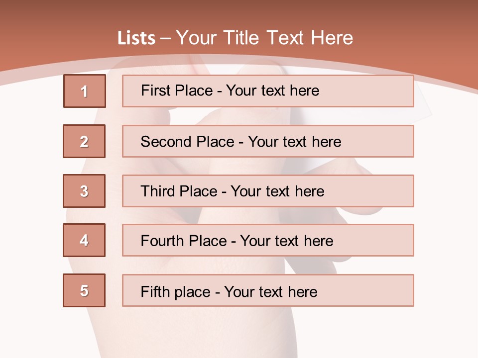 Female Message Isolation PowerPoint Template