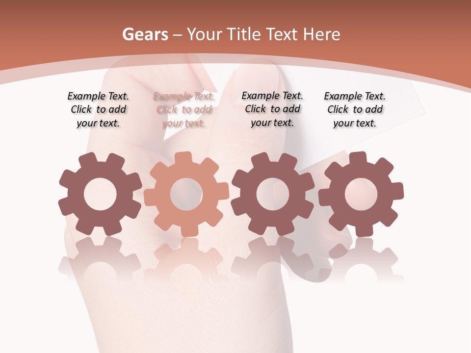 Female Message Isolation PowerPoint Template