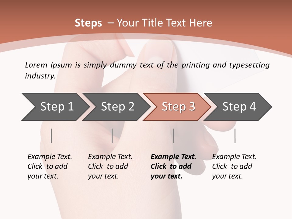 Female Message Isolation PowerPoint Template