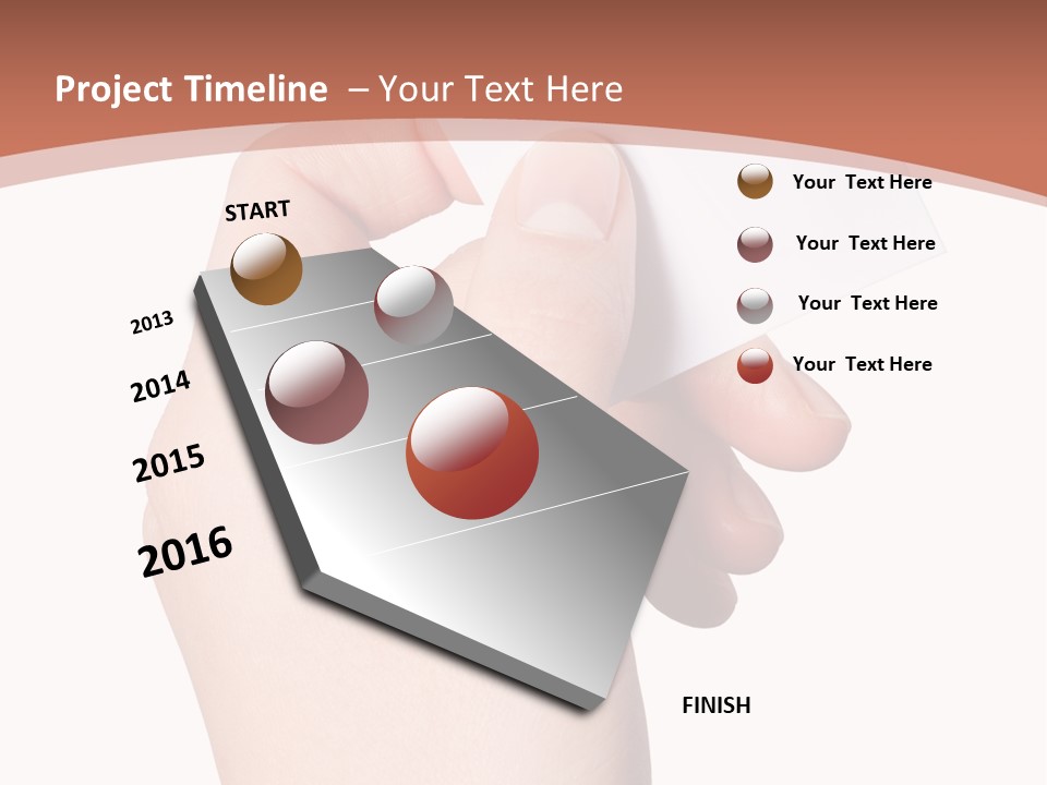 Female Message Isolation PowerPoint Template