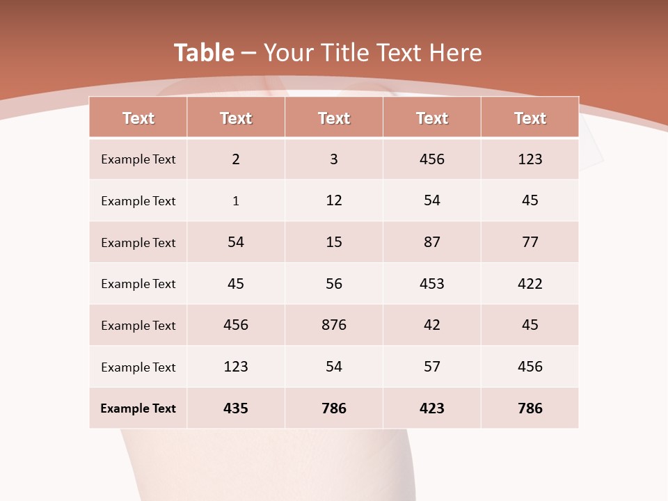 Female Message Isolation PowerPoint Template