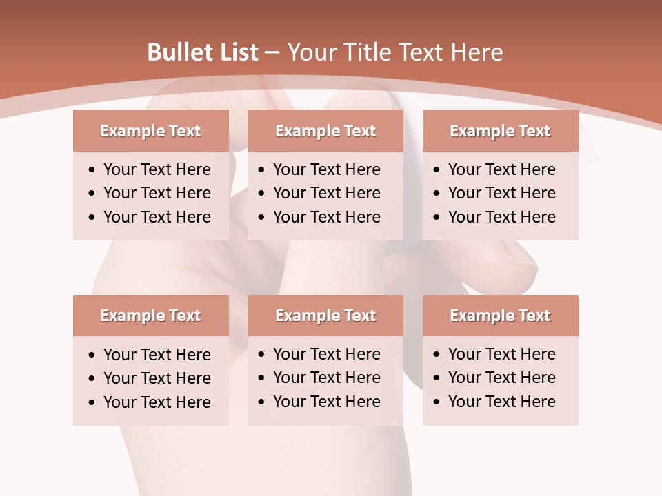 Female Message Isolation PowerPoint Template