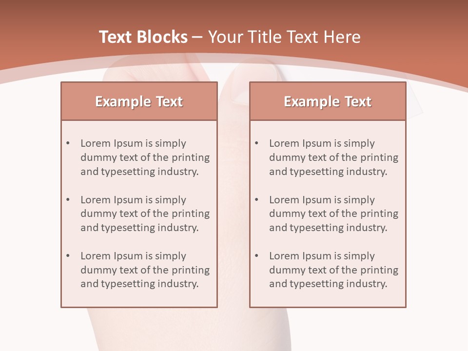 Female Message Isolation PowerPoint Template
