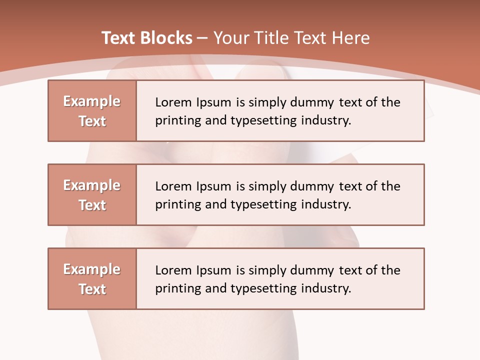 Female Message Isolation PowerPoint Template