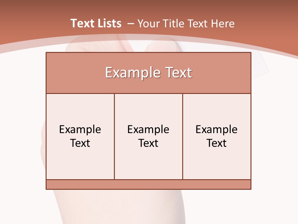 Female Message Isolation PowerPoint Template