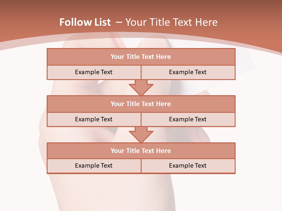 Female Message Isolation PowerPoint Template